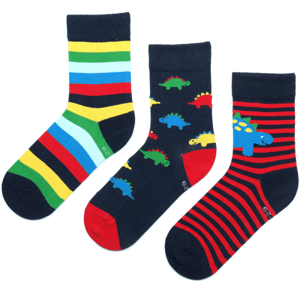 3 Paar sokken - Dino's
