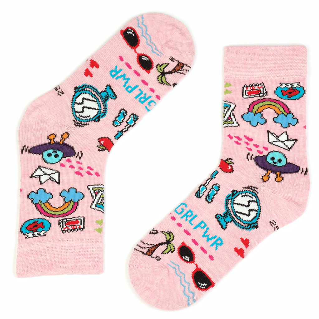3 Paar sokken - Girl Power
