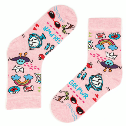 3 Paar sokken - Girl Power