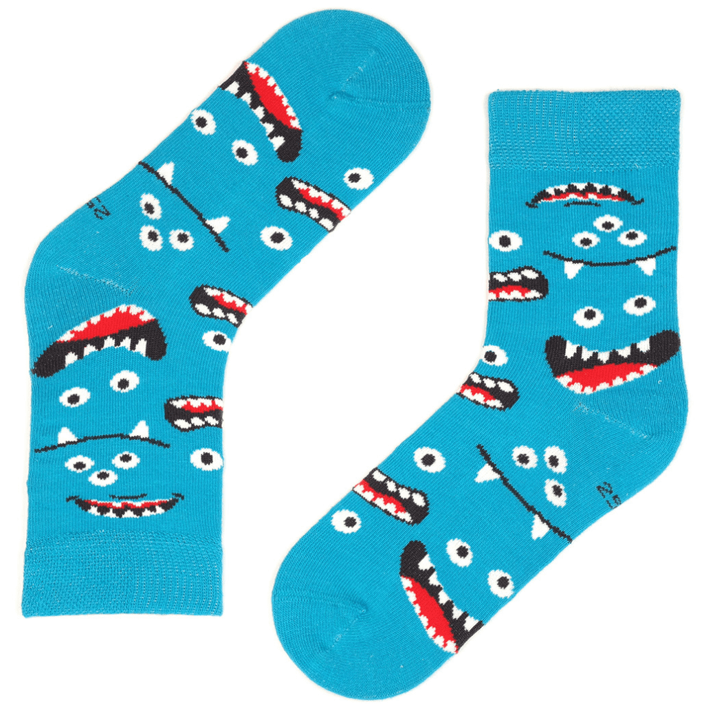 3 Paar sokken -  Blauwe Tinten