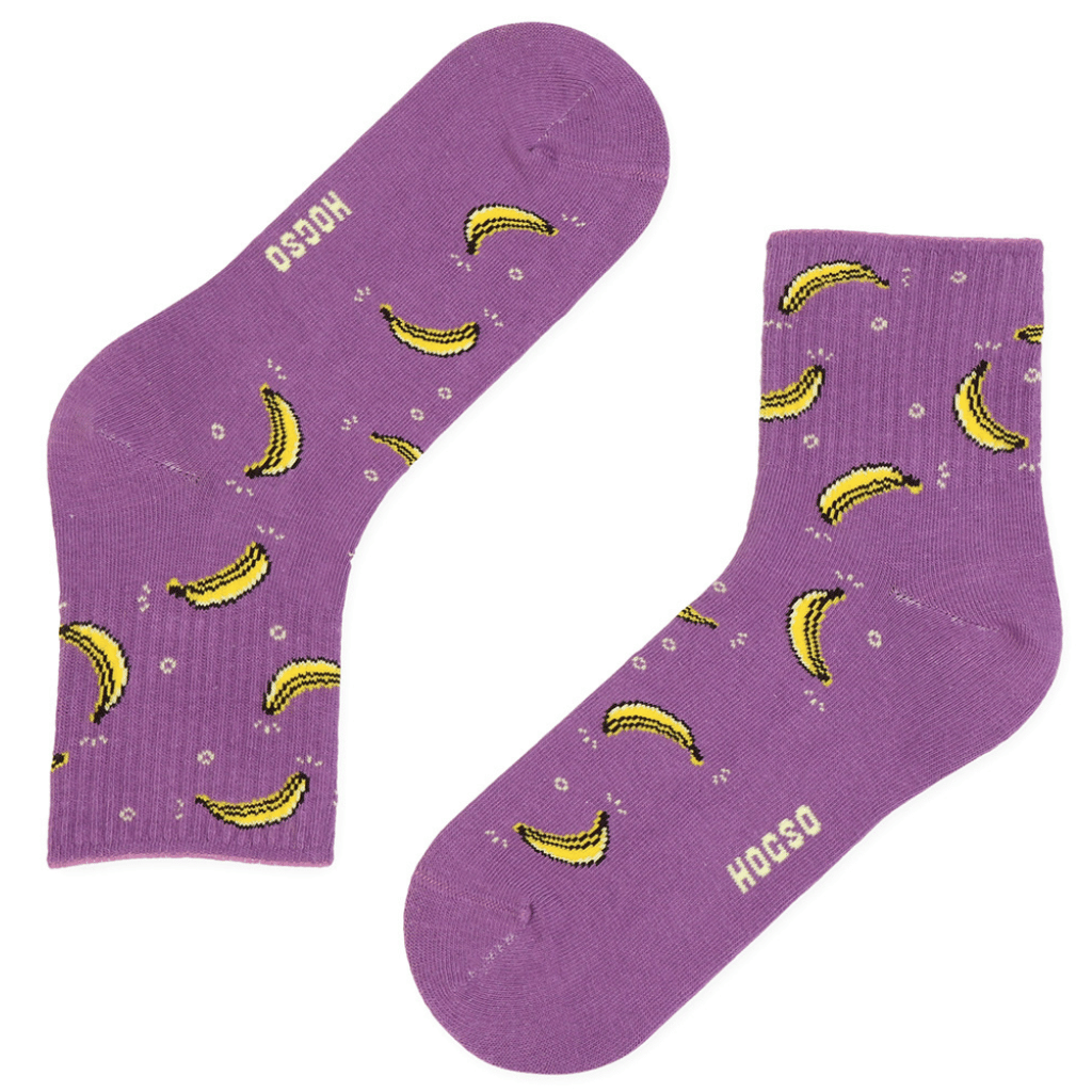 3 Paar sokken met fruitmotief