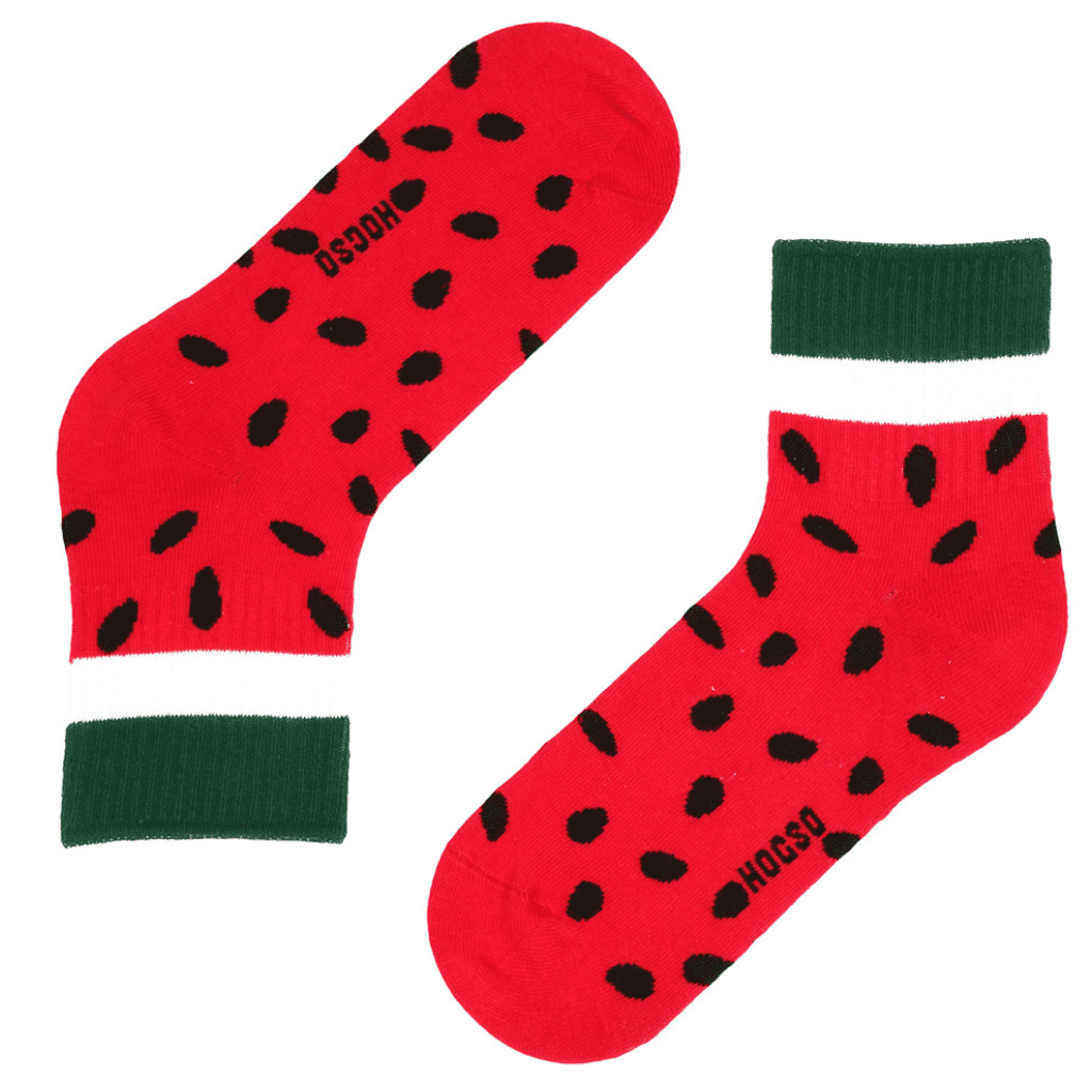3 Paar sokken - Meloen/Mini Hartjes