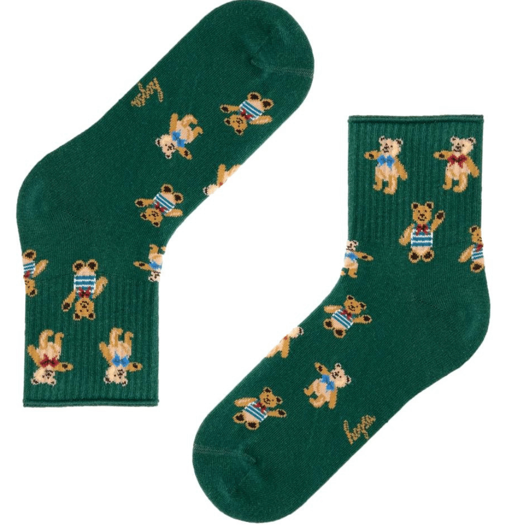 1 Paar sokken - Teddy Bear