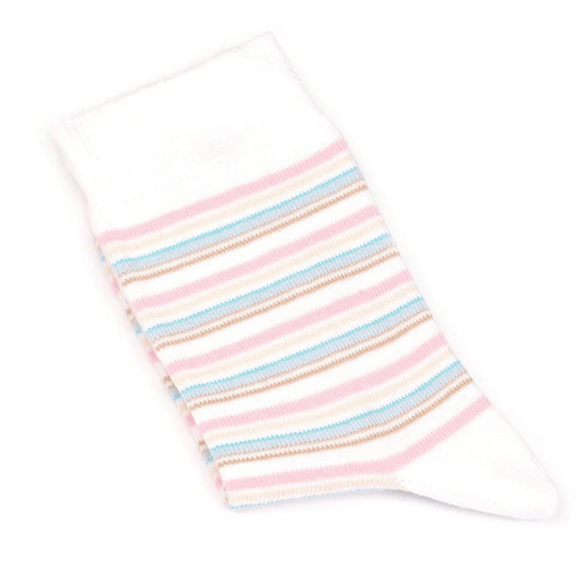 1 Paar sokken - Kleurrijke Strepen