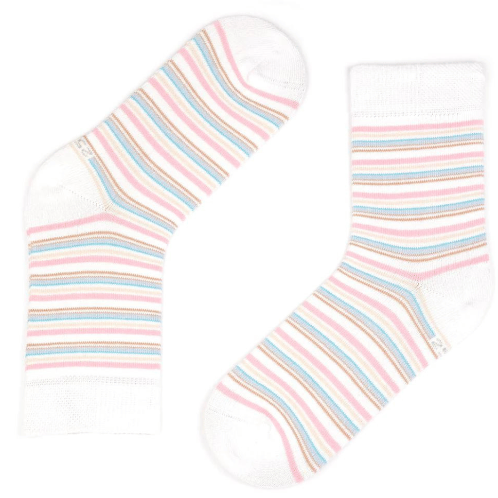 1 Paar sokken - Kleurrijke Strepen
