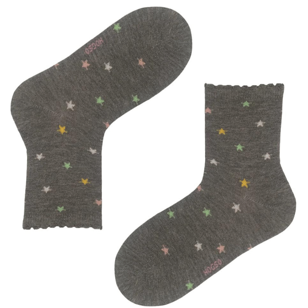 4 Paar sokken - Kleine motiefjes
