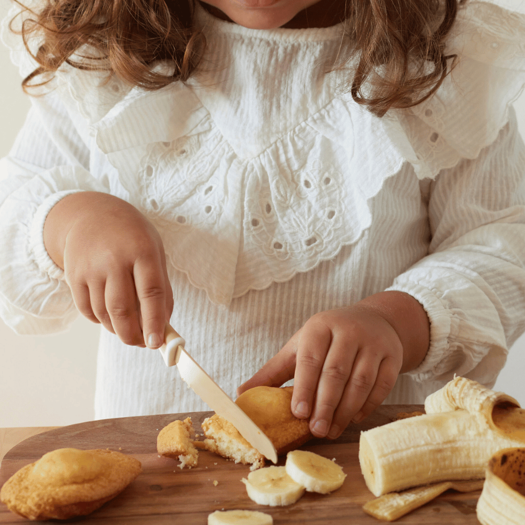 Kiddikutter voor kinderen - Kindermes met veilige snijrand