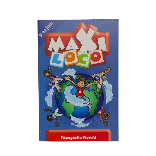 Loco Maxi leerspel (7-12 jaar) - Topografie Wereld