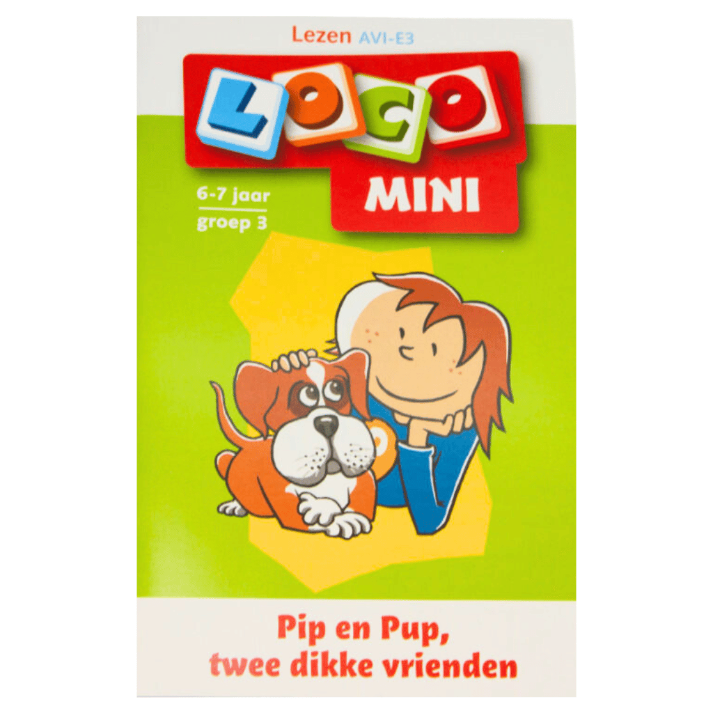 Loco Mini leerspel (6-7 jaar) - Pip en Pup, twee dikke vrienden (AVI E3)