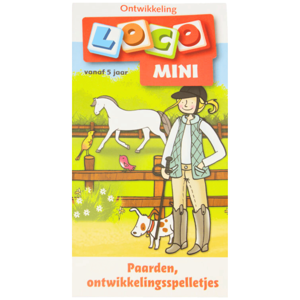 Loco Mini leerspel (vanaf 5 jaar) - Paarden, ontwikkelingsspelletjes