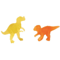 Lichtgevende dino figuurtjes in koker (10 stuks)