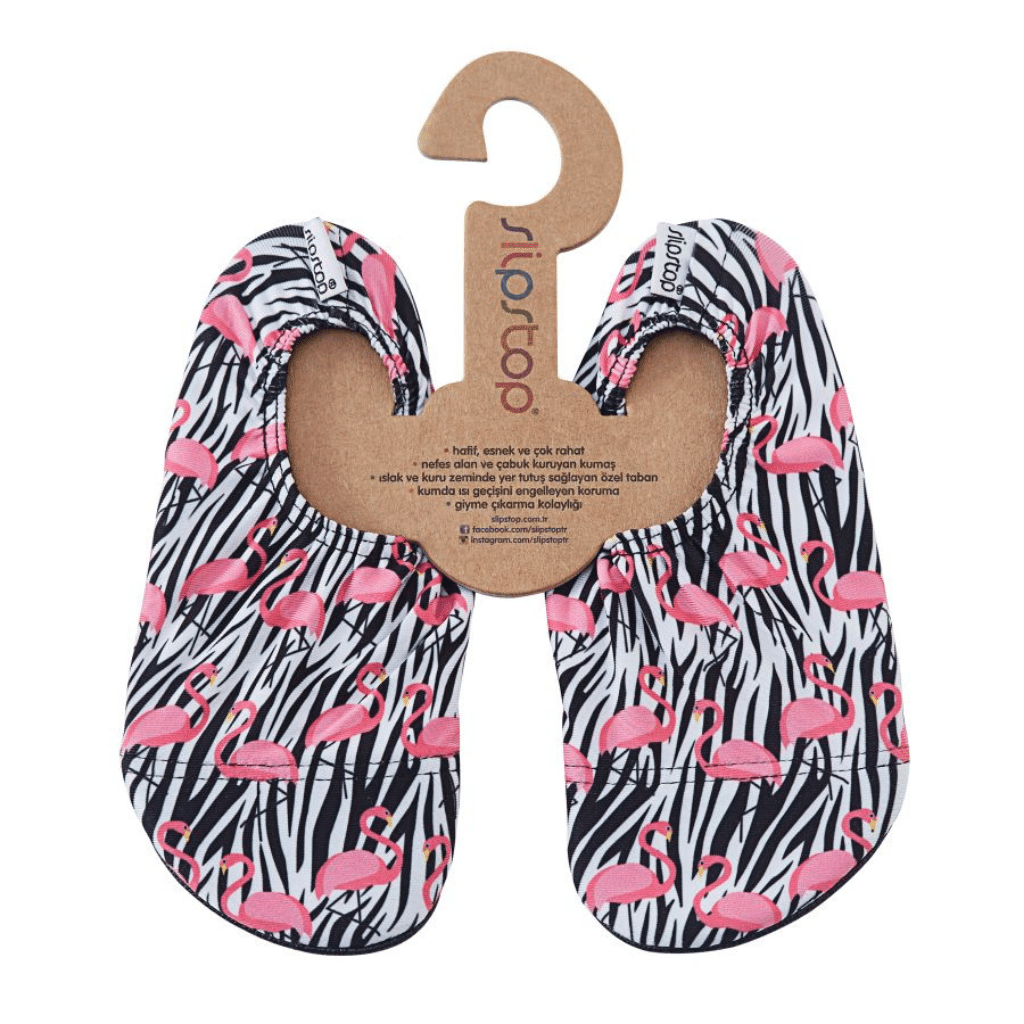 Slipstop antislip waterschoenen voor kinderen - Flamingo