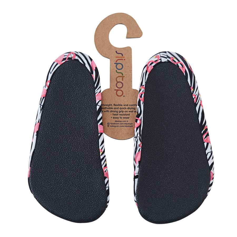 Slipstop antislip waterschoenen voor kinderen - Flamingo