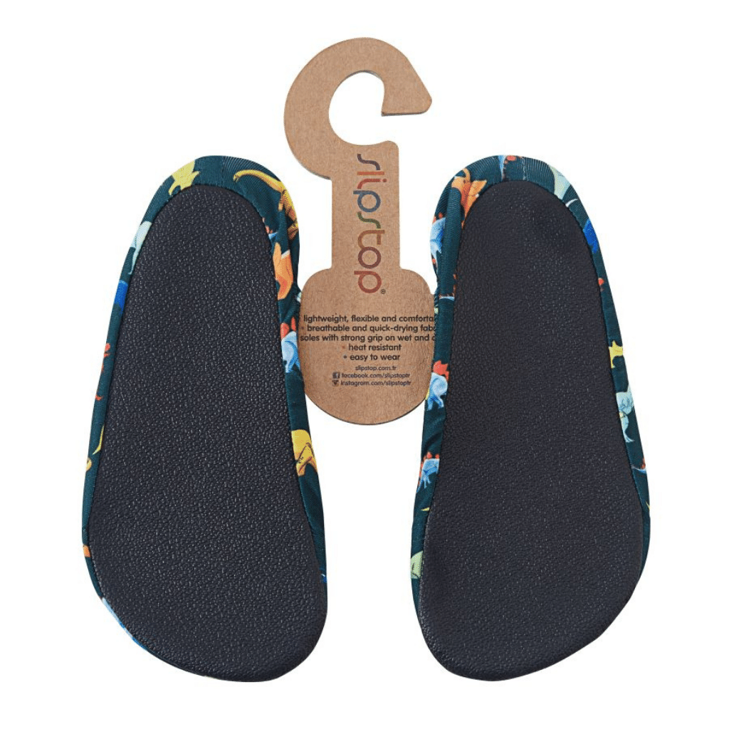 Slipstop antislip waterschoenen voor kinderen - Dino