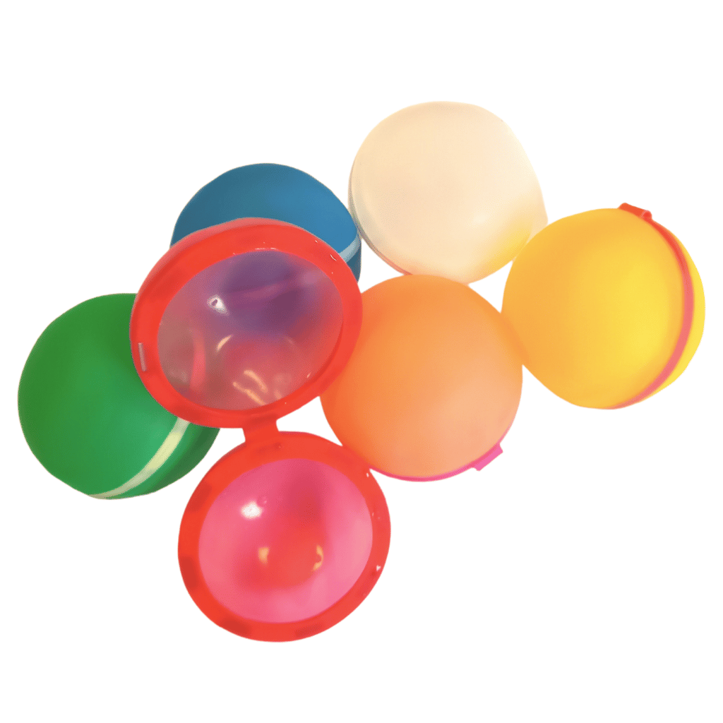 Hervulbare waterballonnen - setje 6 stuks