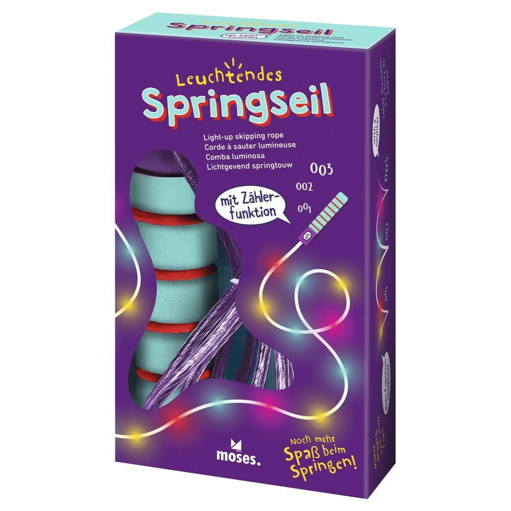 Lichtgevend springtouw met teller