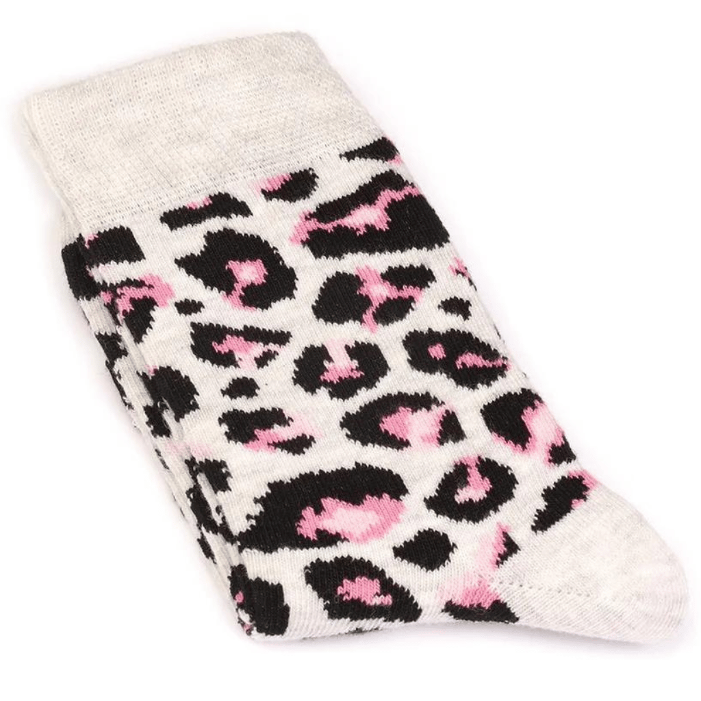 1 Paar sokken - Roze Luipaard